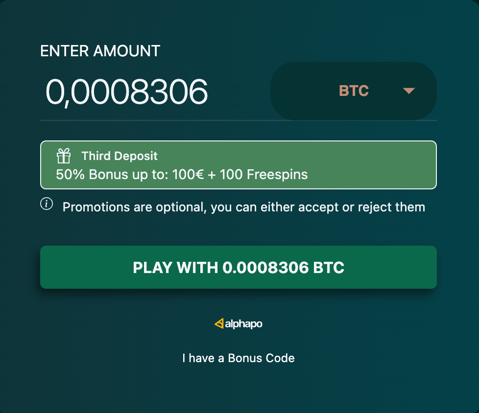 Make a deposit